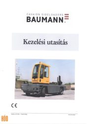 Gépkönyv Baumann oldalvillás targoncához